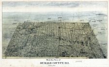 DeKalb 1892 Bird's Eye View, DeKalb County 1892